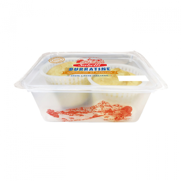 Burratina fumée avec bois