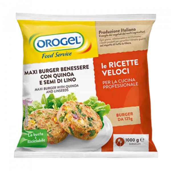 Hamburguesa Maxi con quinoa y semillas de lino