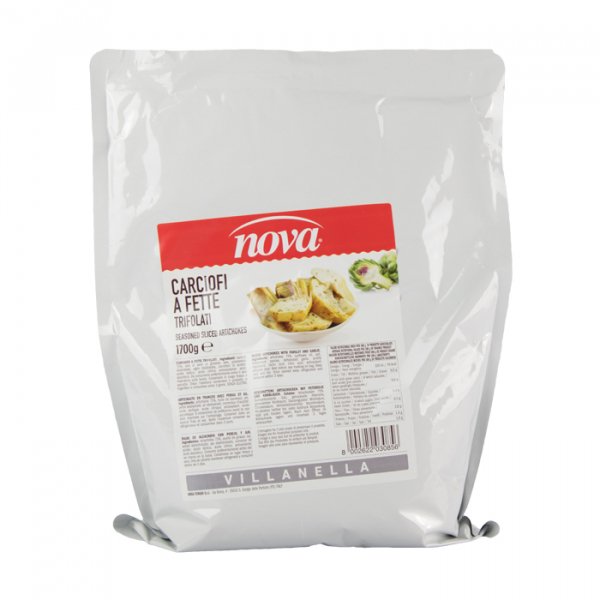 Sliced artichokes in sunflower oil