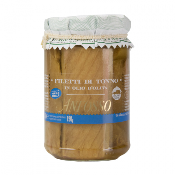 Filetti di tonno in olio di oliva