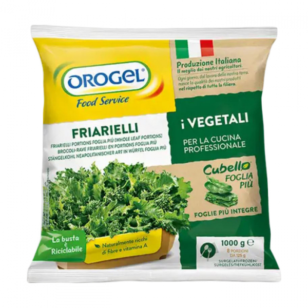 Frozen cubes Friarielli