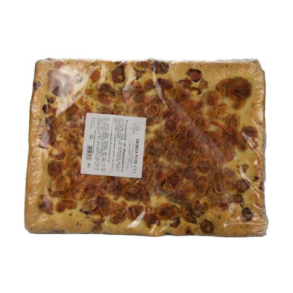 Focaccia with cherry tomatoes