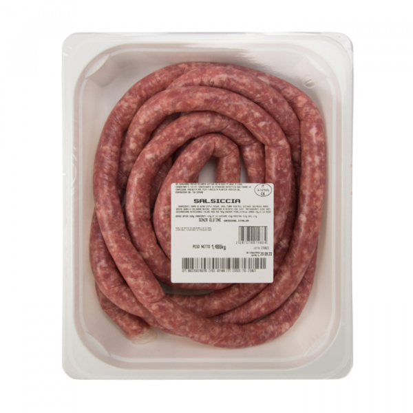 Fresh sausage of pure pork
