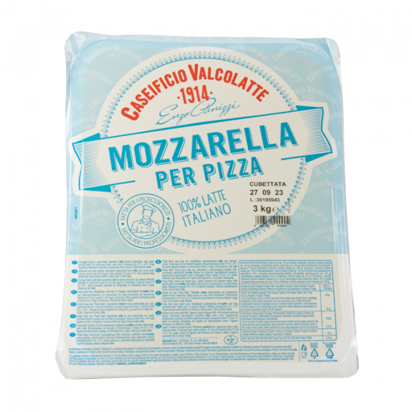 Gros cubes de mozzarella
