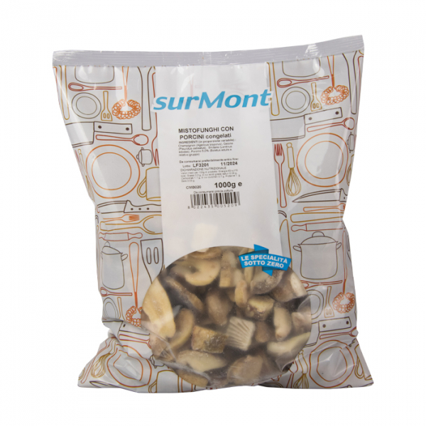 Champiñones mezclados con setas