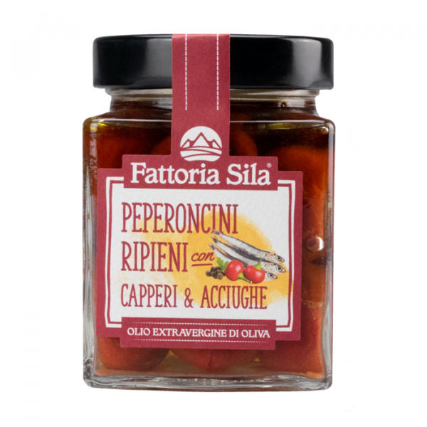 Pimientos rellenos con alcaparras y anchoas