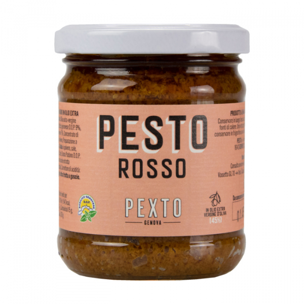 Pesto rojo en aceite evo