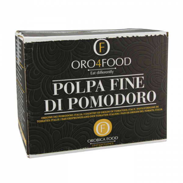 Bag-in-box fine tomato pulp