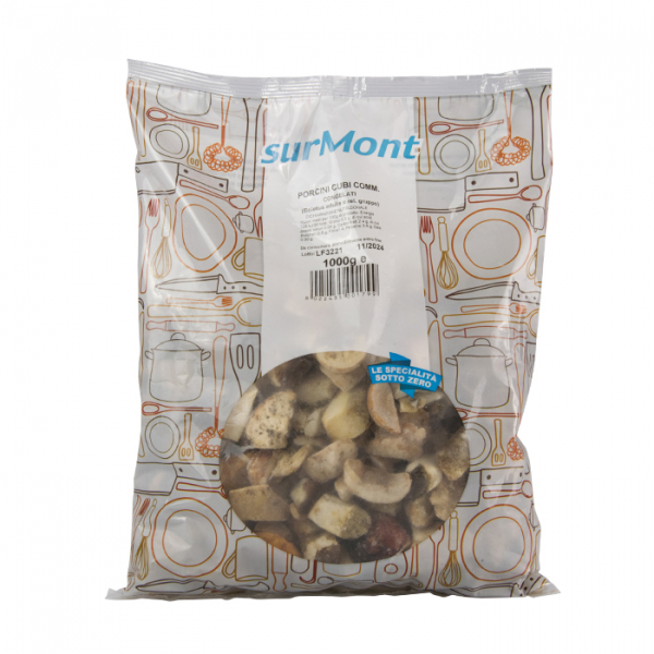 Porcinos en dados pequeños