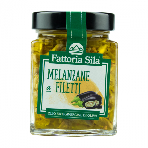 Berenjenas fileteadas en aceite evo