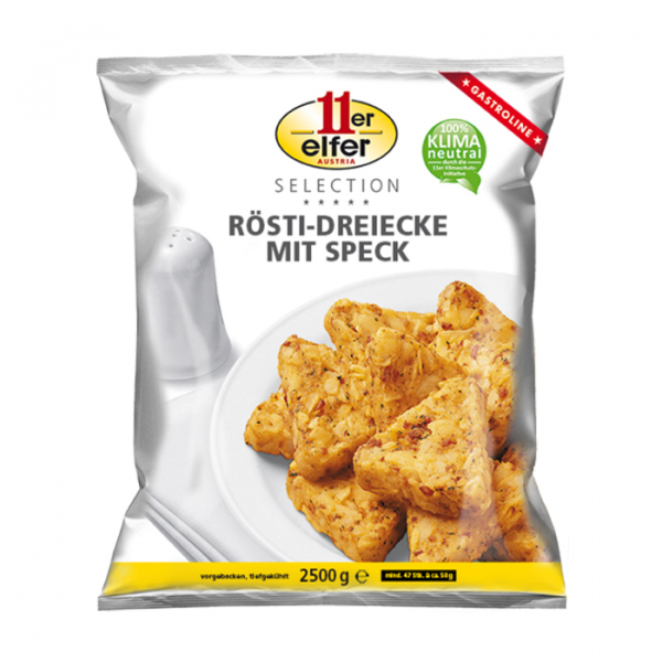 Potato rosti with speck