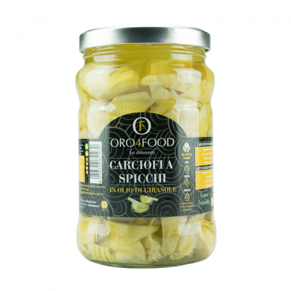 Artichoke wedges in sunflower seed oil