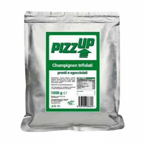 Champiñones trifulados listos y escurridos