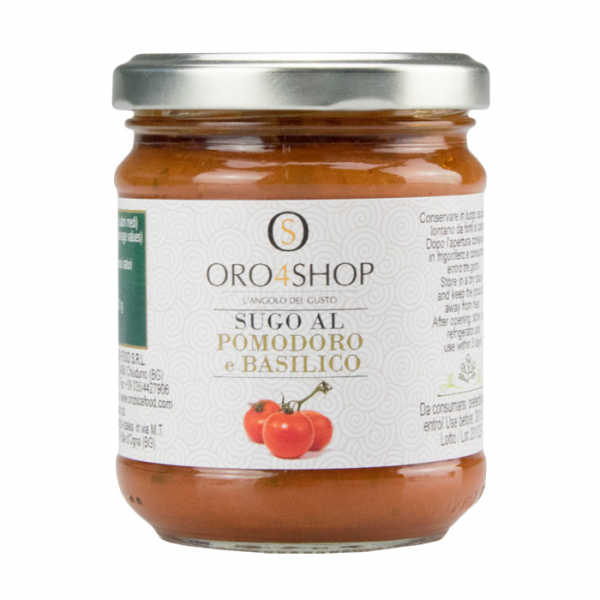 Salsa de tomate y albahaca