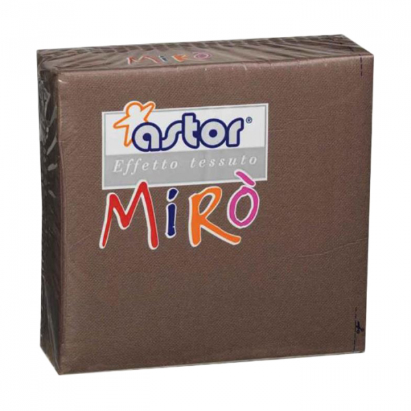 Brown colored napkins