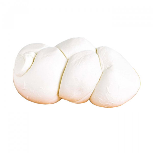 Braid of buffalo mozzarella from Campania PDO