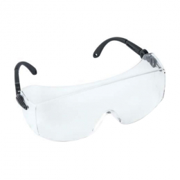 Gafas de plástico con lente transparente