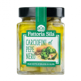 Carciofini al pepe nero in olio extravergine di oliva