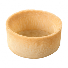 Round salty mini tart