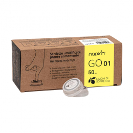 Lingettes compressées au citron