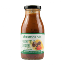 Porcini mushrooms sauce in evo oil