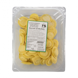 Raviolis con requesón y mozzarella de búfala