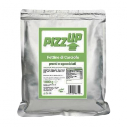 Fette di carciofi trifolate e sgocciolate