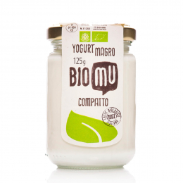 Yogurt biologico, magro e compatto, in vasetto di vetro richiudibile e 100% riciclabile venduto da Orobica Food